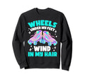 Roller Skate Wheels Under My Feet Sweatshirt - Graphic Print Unisex - T-Shirt, Sweatshirt, Hoodie