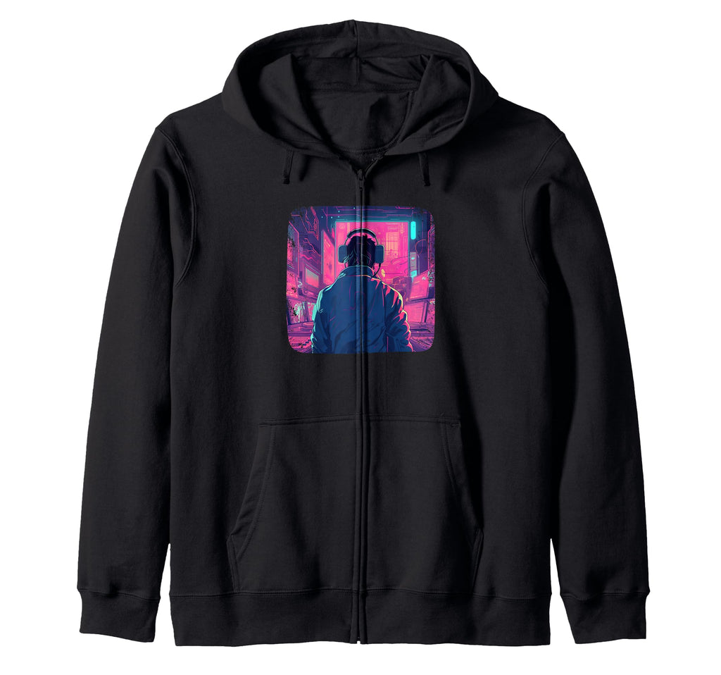 Vaporwave Aesthetic 80S 90S Streetwear Hoodie - Custom Art Print Men Women - T-Shirt, Sweatshirt, Hoodie