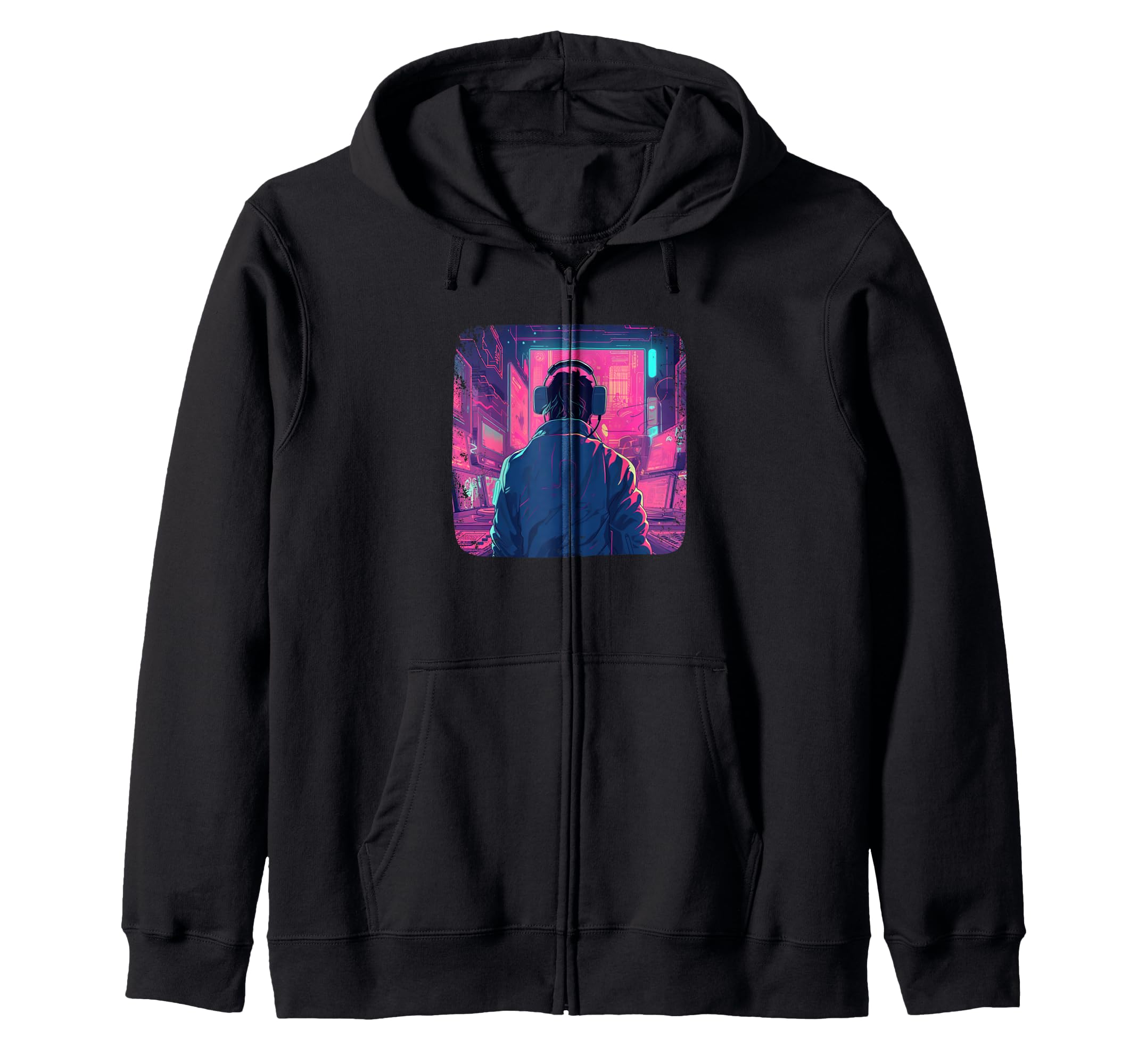 Vaporwave Aesthetic 80S 90S Streetwear Hoodie - Custom Art Print Men Women - T-Shirt, Sweatshirt, Hoodie
