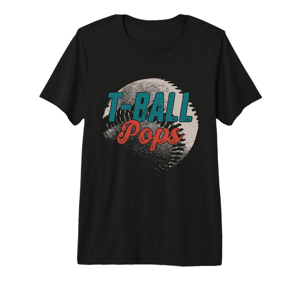 Mens T Ball Pops Baseball Fathers T-Shirt - Fun Novelty Design Men Women - T-Shirt, Sweatshirt, Hoodie