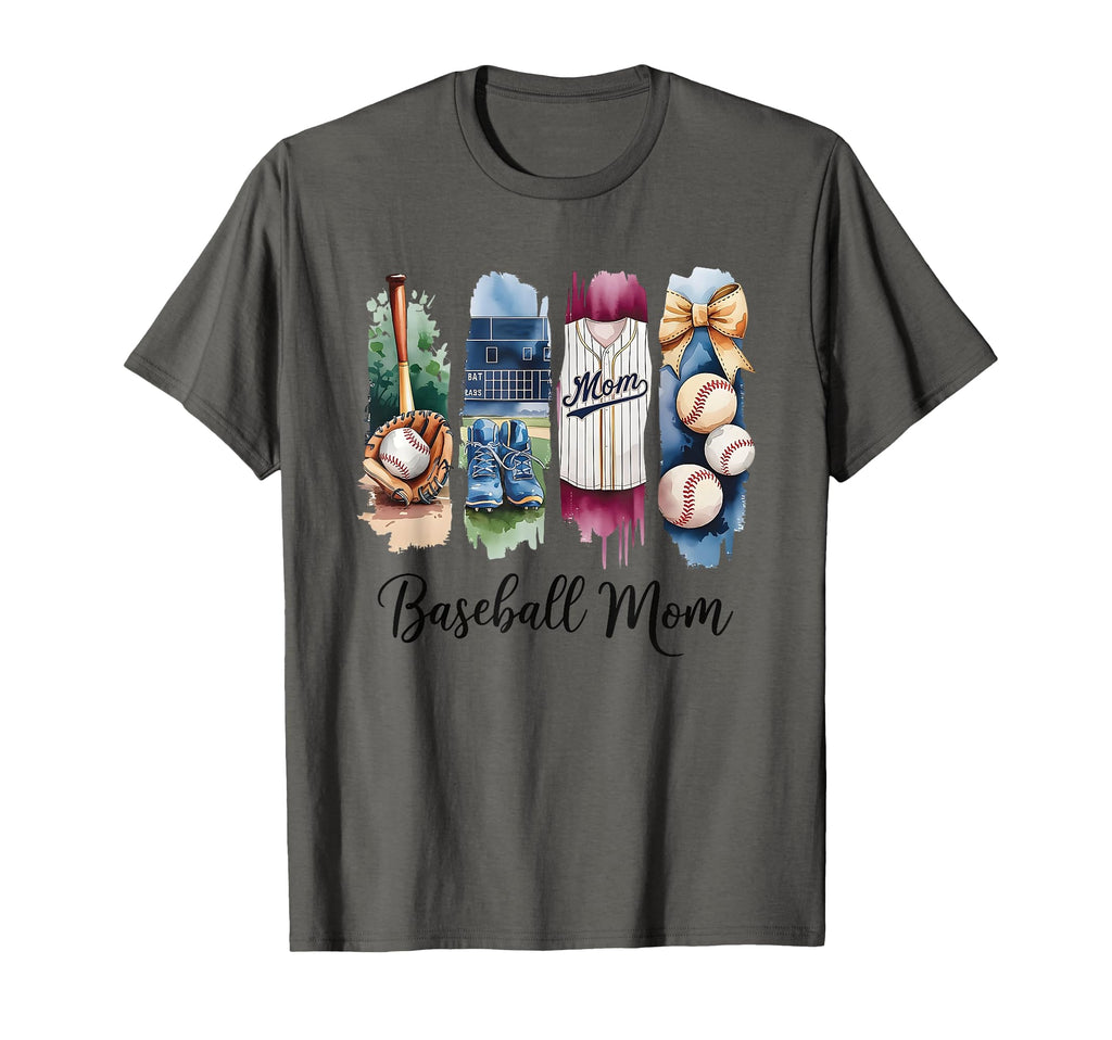 Baseball Mom Game Day Baseball T-Shirt - Trendy Graphic for Adults - T-Shirt, Sweatshirt, Hoodie