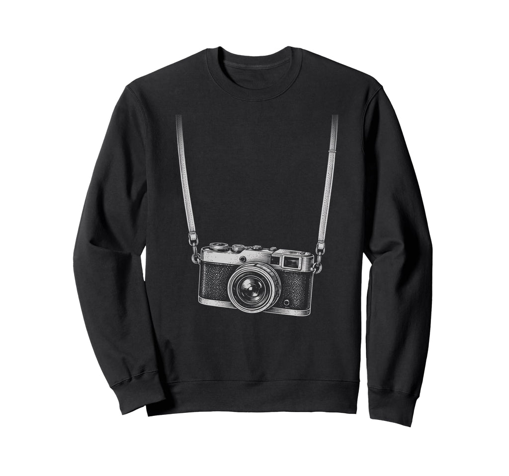Camera Photographer Funny Creative Sweatshirt - Custom Art Print Men Women - T-Shirt, Sweatshirt, Hoodie