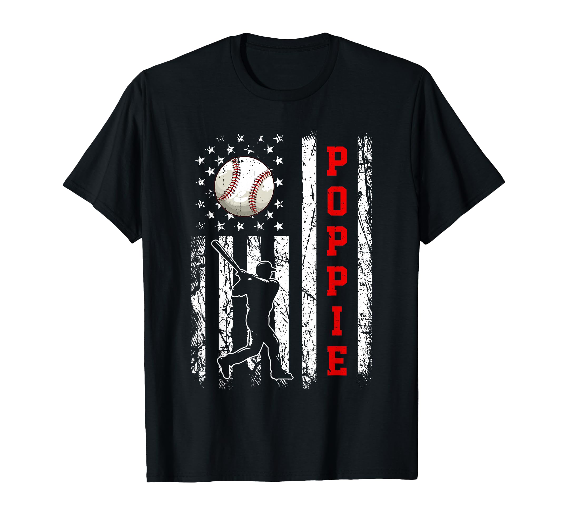 Baseball Poppie Baseball Player T-Shirt - Casual Everyday Wear for Adults - T-Shirt, Sweatshirt, Hoodie