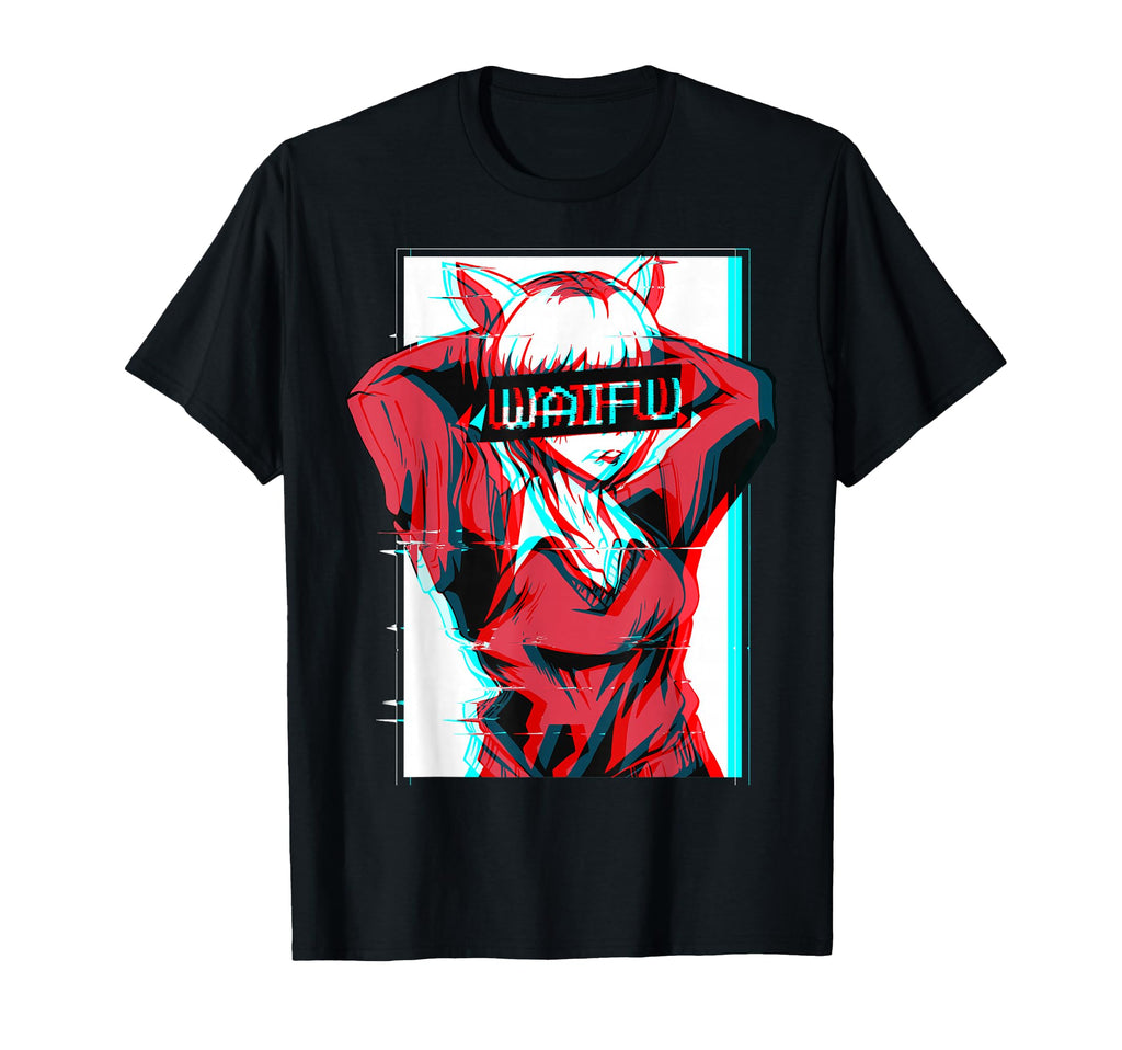 Waifu Neko Anime Cat Japanese T-Shirt - Casual Everyday Wear Unisex - T-Shirt, Sweatshirt, Hoodie