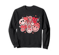 70S Happy Face Leopard Disco Ball Sweatshirt - Minimalist Print Men Women - T-Shirt, Sweatshirt, Hoodie