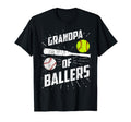 Grandpa Ballers Funny Baseball Softball T-Shirt - Graphic Print for Adults - T-Shirt, Sweatshirt, Hoodie