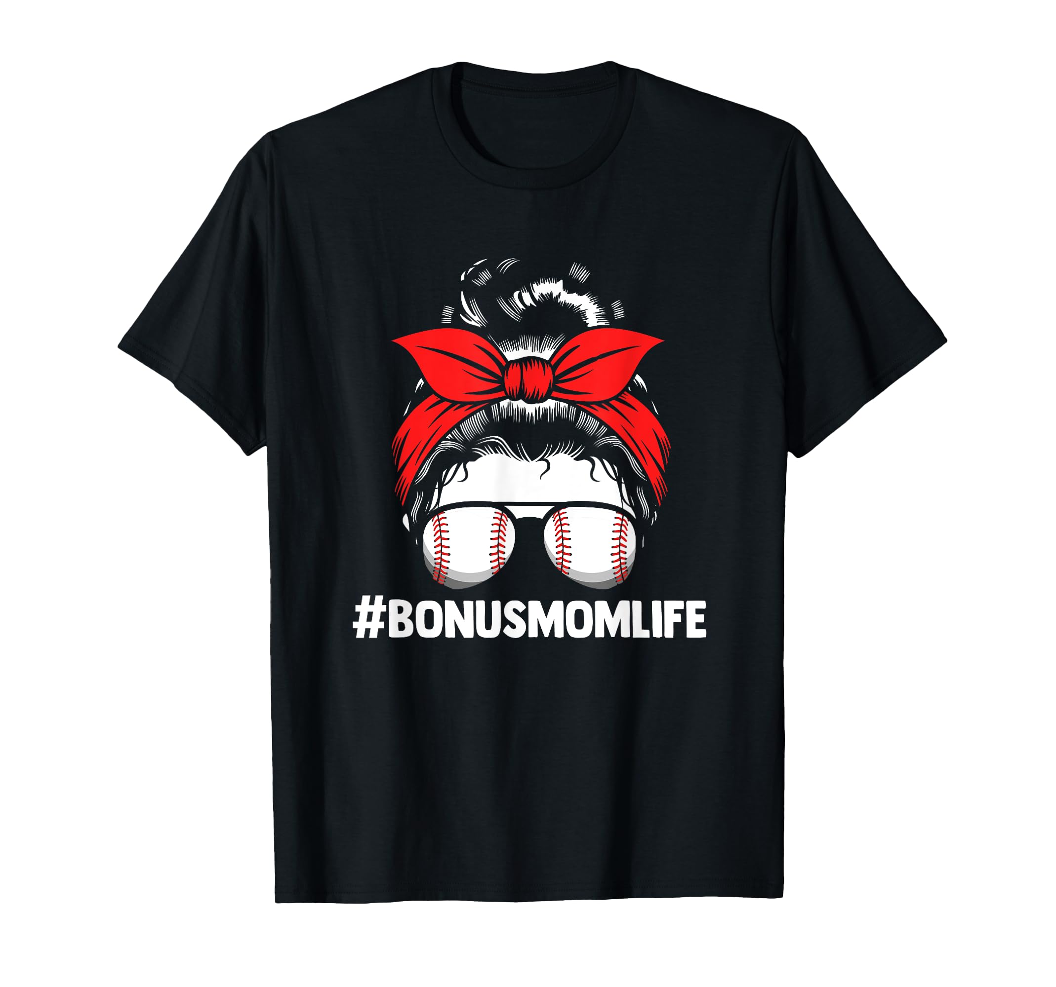 Baseball Bonus Mom Sofball Player T-Shirt - Trendy Graphic Men Women - T-Shirt, Sweatshirt, Hoodie