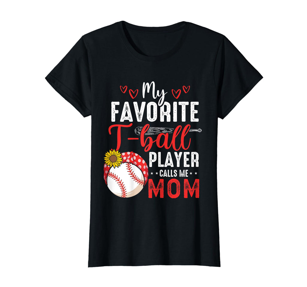 Womens Tball Mom Baseball Essentials T-Shirt - Custom Art Print Men Women - T-Shirt, Sweatshirt, Hoodie