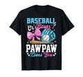 Baseball Or Bows Pawpaw Loves You T-Shirt - Minimalist Print for Adults - T-Shirt, Sweatshirt, Hoodie