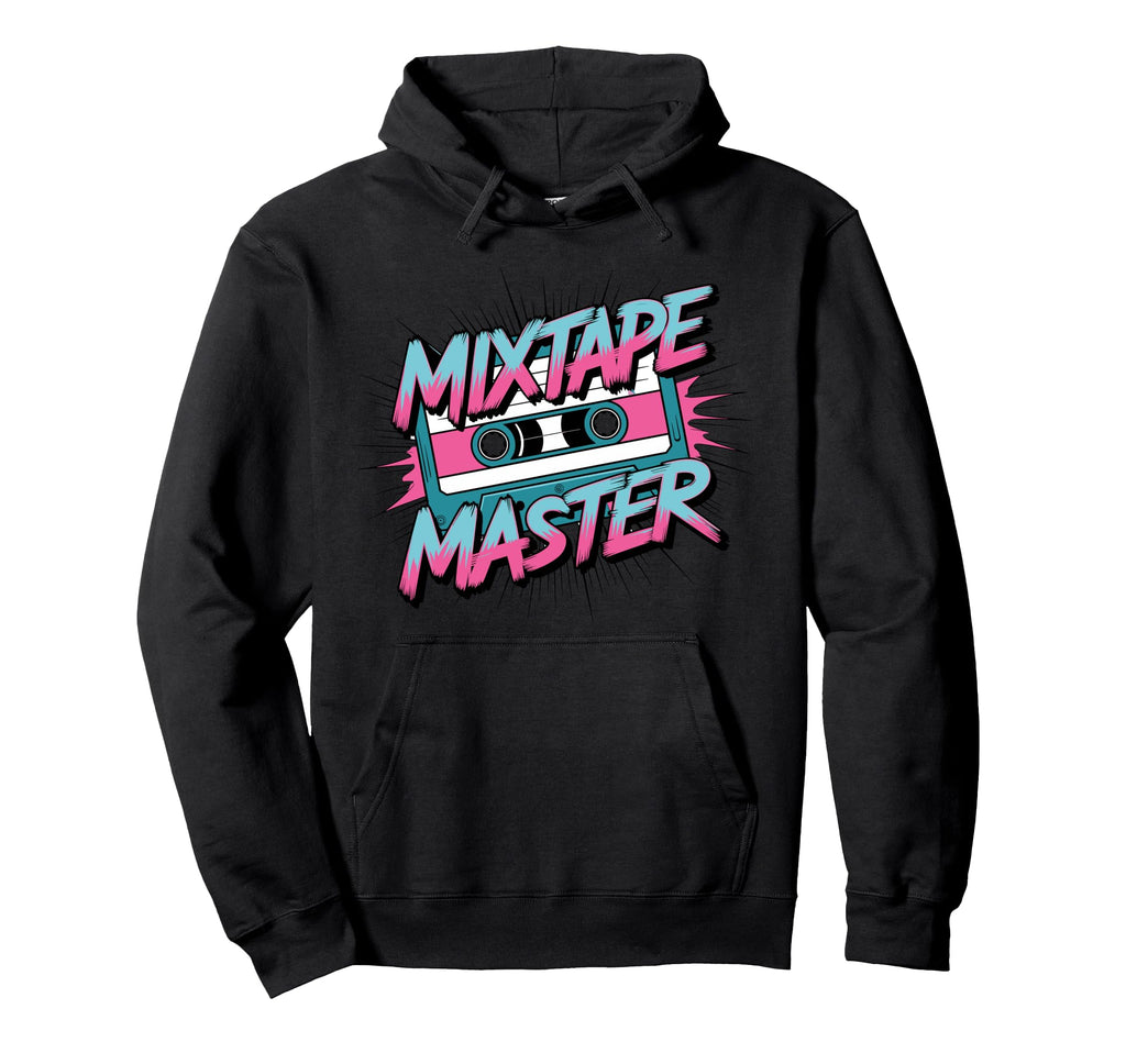 Mixtape Master Cassette Vibes Hoodie - Unique Graphic for Adults - T-Shirt, Sweatshirt, Hoodie