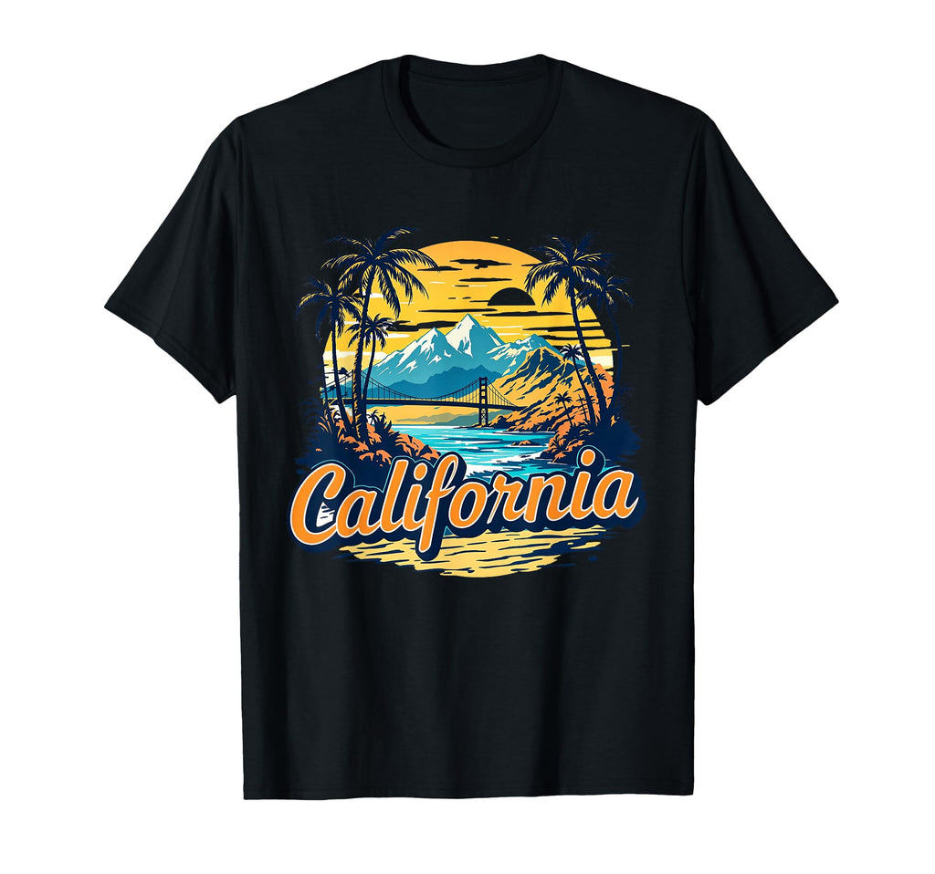 California Home State Ca Nature Sunset T-Shirt - Custom Art Print Unisex - T-Shirt, Sweatshirt, Hoodie