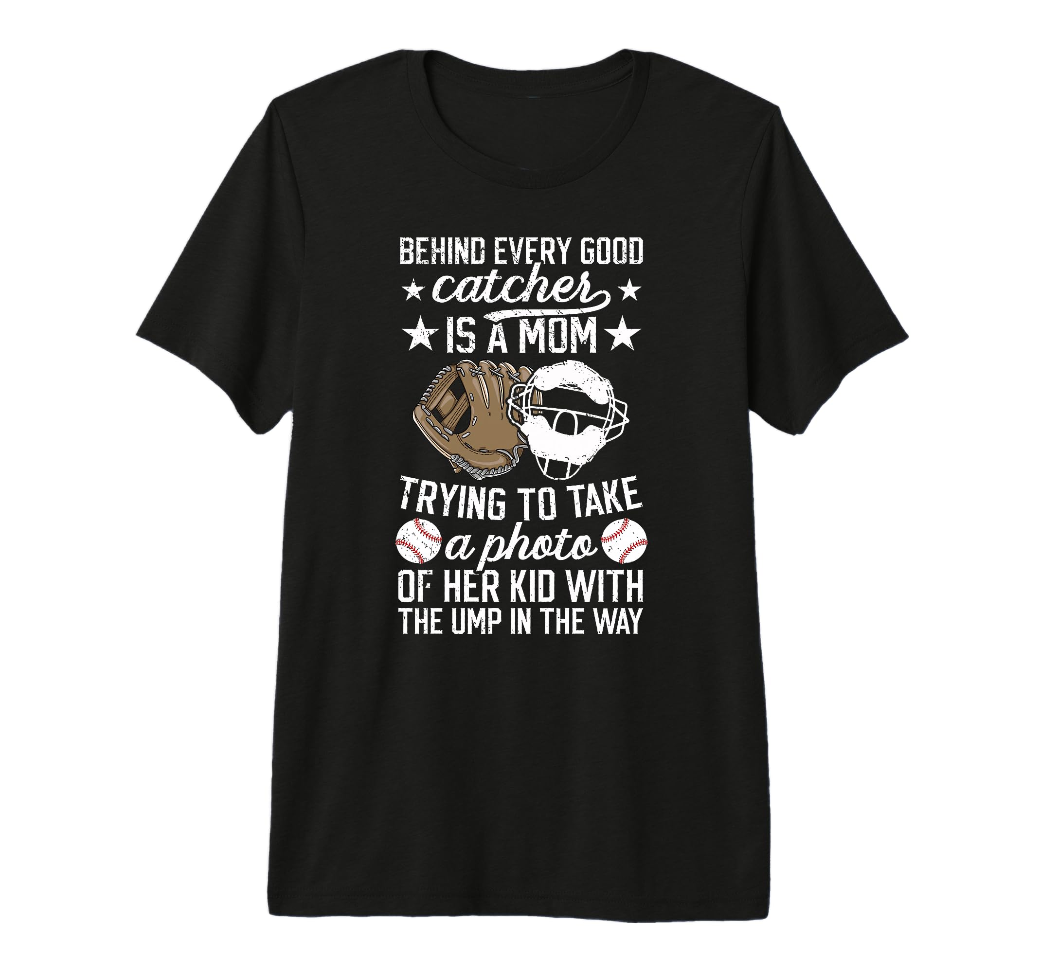 Baseball Catcher Mom Proud Mama Baseball T-Shirt - Unique Graphic Unisex - T-Shirt, Sweatshirt, Hoodie