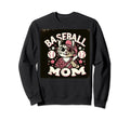 Womens Baseball Mom Cat Mothers My Sweatshirt - Trendy Graphic Men Women - T-Shirt, Sweatshirt, Hoodie