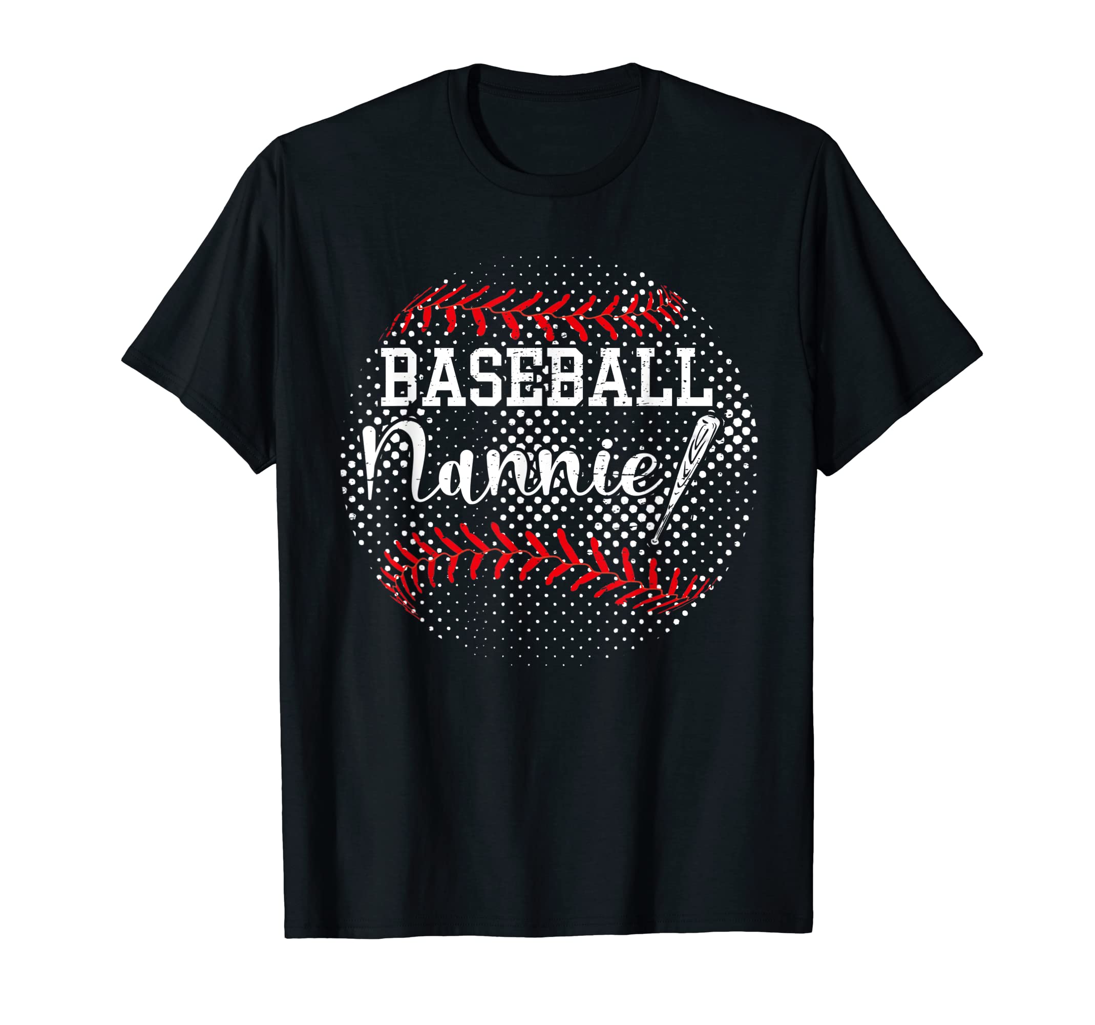 Baseball Nannie Family Matching T-Shirt - Unique Graphic Men Women - T-Shirt, Sweatshirt, Hoodie