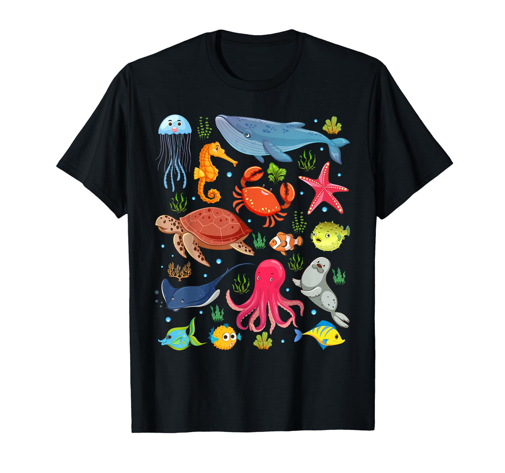 Ocean Life Sea Aesthetic Dolphin Beach T-Shirt - Streetwear Style Unisex - T-Shirt, Sweatshirt, Hoodie