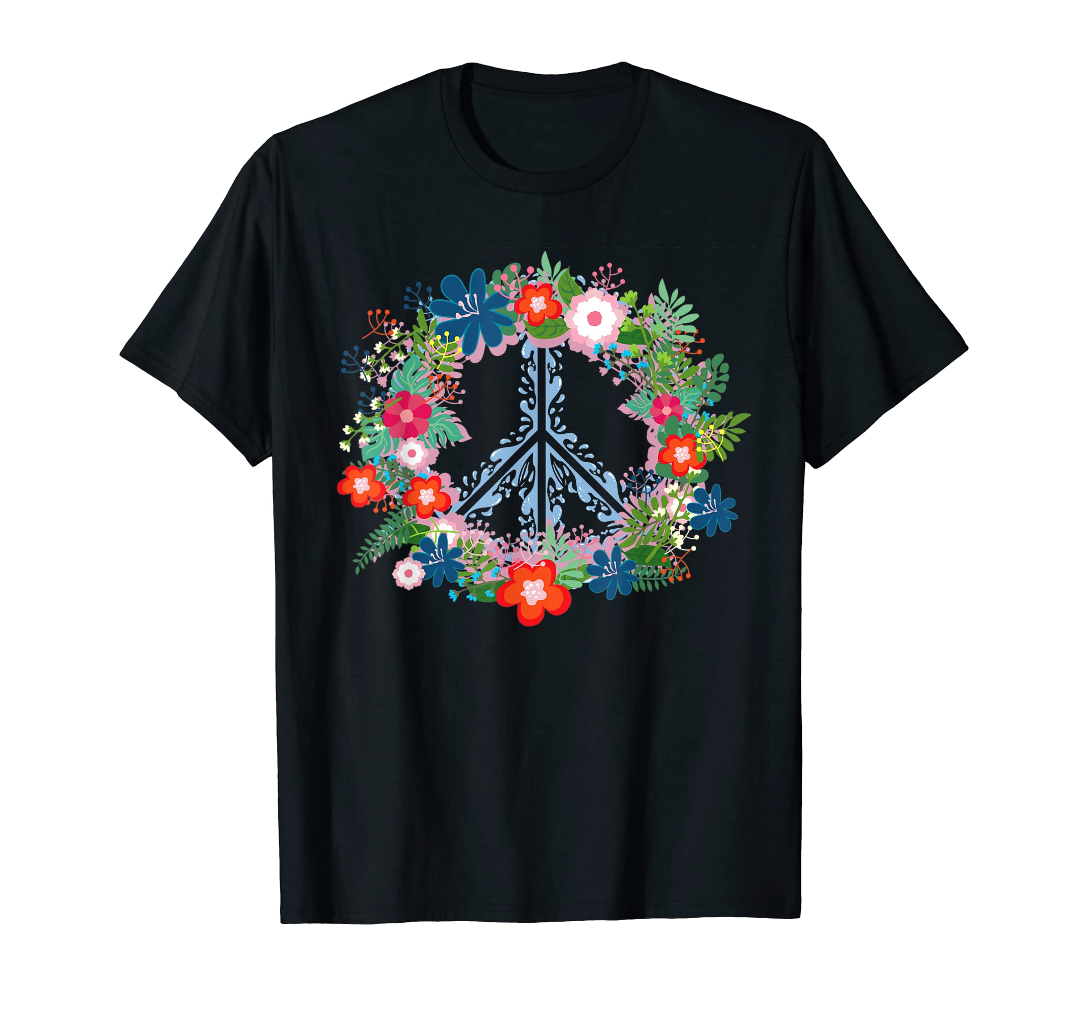Peace Love Hippie Costume 60S 70S T-Shirt - Aesthetic Graphic Men Women - T-Shirt, Sweatshirt, Hoodie