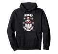 Baseball Pitcher Catcher Holiday Santa Hoodie - Custom Art Print Unisex - T-Shirt, Sweatshirt, Hoodie
