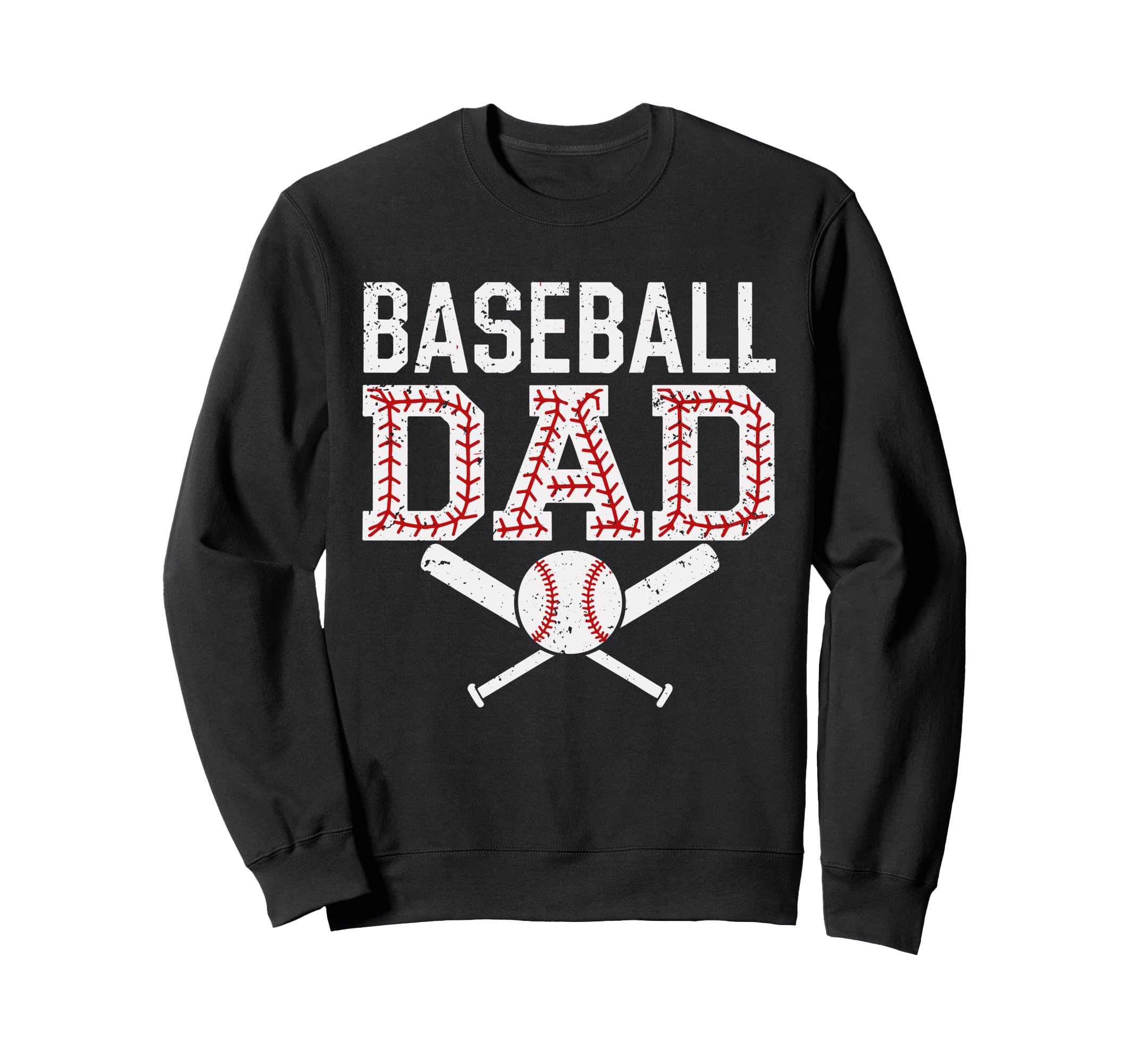 Baseball Dad Happy Fathers Day Wife Sweatshirt - Aesthetic Graphic Unisex - T-Shirt, Sweatshirt, Hoodie