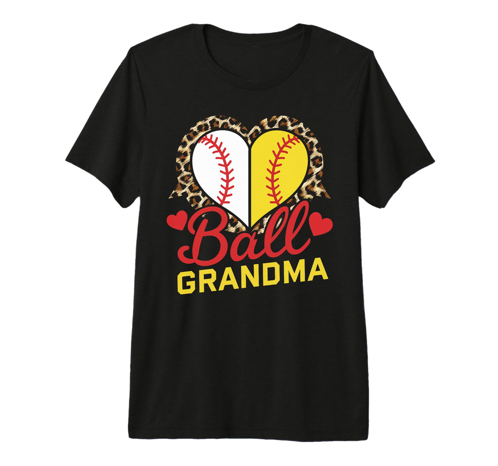 Baseball Grandma Grandmother Granny T-Shirt - Custom Art Print Unisex - T-Shirt, Sweatshirt, Hoodie