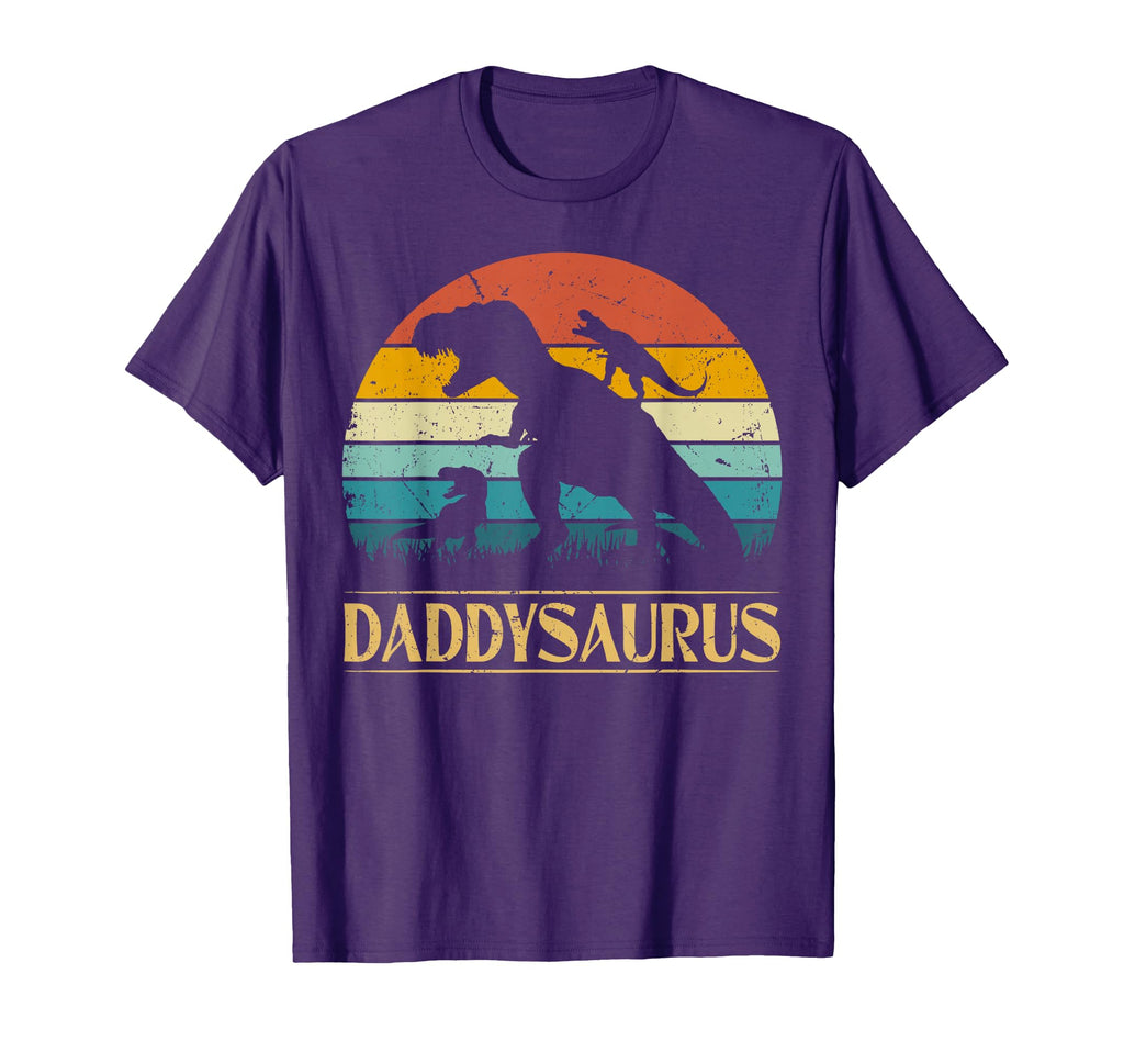 Daddysaurus Dionsaurus Sunset T-Shirt - Fun Novelty Design Unisex - T-Shirt, Sweatshirt, Hoodie