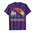 Daddysaurus Dionsaurus Sunset T-Shirt - Fun Novelty Design Unisex - T-Shirt, Sweatshirt, Hoodie