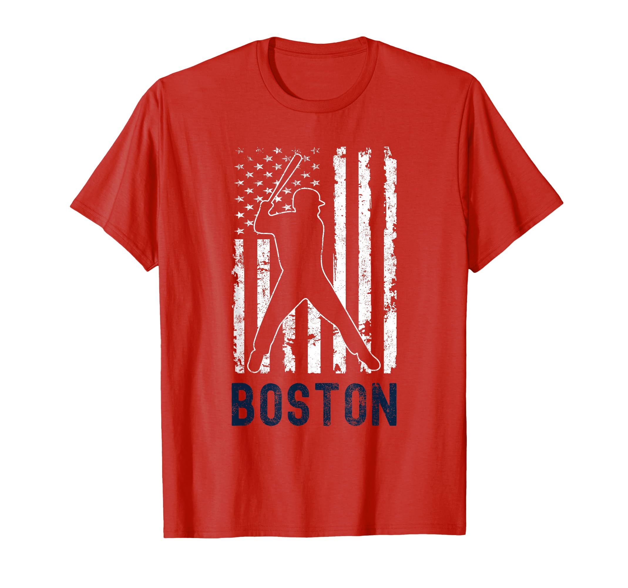 Boston Massachusetts American Flag T-Shirt - Unique Graphic Men Women - T-Shirt, Sweatshirt, Hoodie