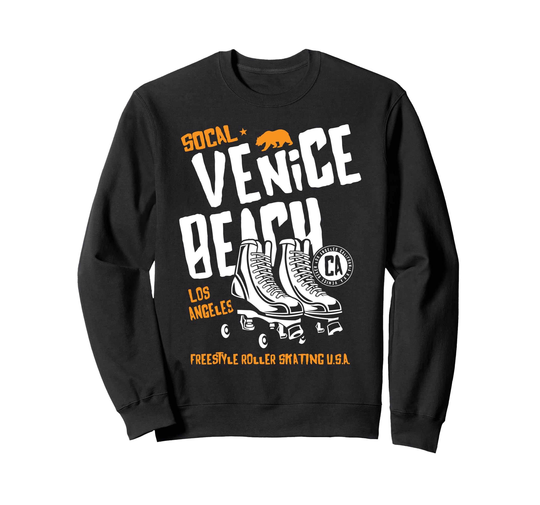 Venice Beach California Roller Skate Sweatshirt - Minimalist Print Unisex - T-Shirt, Sweatshirt, Hoodie