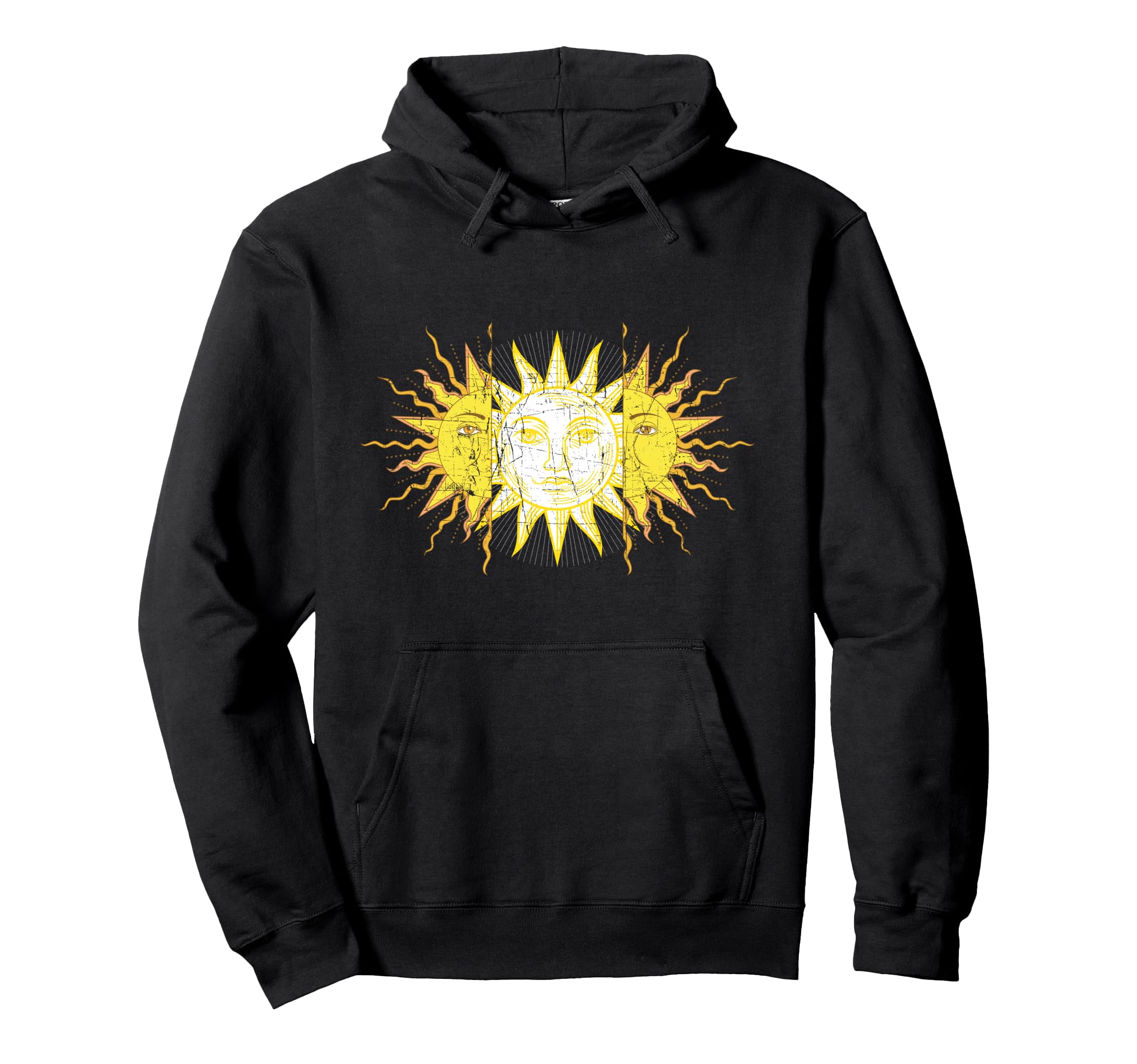 Split Sun Old Aesthetic Vaporwave Edgy Hoodie - Unique Graphic Unisex - T-Shirt, Sweatshirt, Hoodie