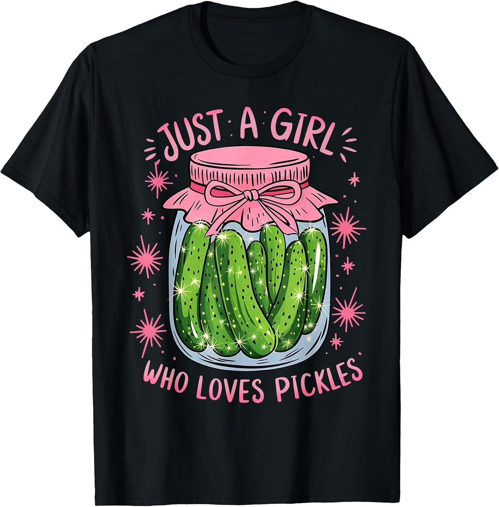 Pickle Obsessed Girls Funny - Adult & Kids T-Shirts, Sweatshirts & Hoodies apparel design preview 1