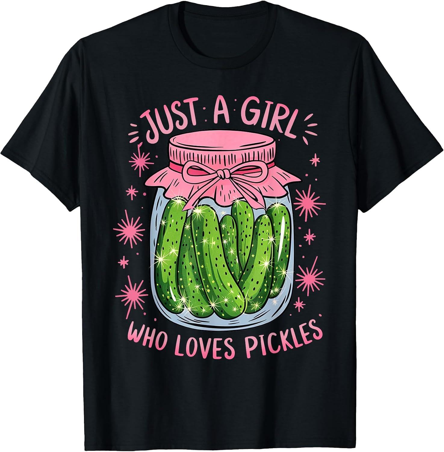 Pickle Obsessed Girls Funny - Adult & Kids T-Shirts, Sweatshirts & Hoodies apparel design preview 1