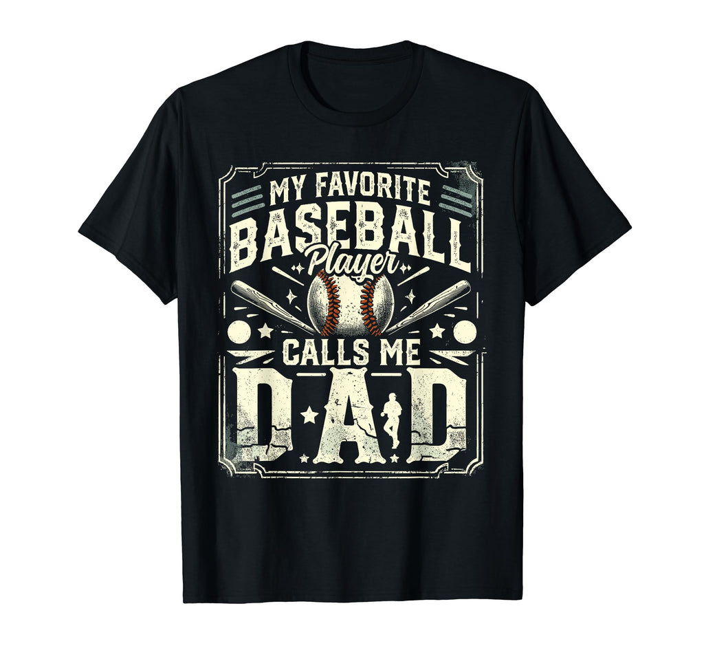 Baseball Dad My Favorite Baseball T-Shirt - Trendy Graphic for Adults - T-Shirt, Sweatshirt, Hoodie