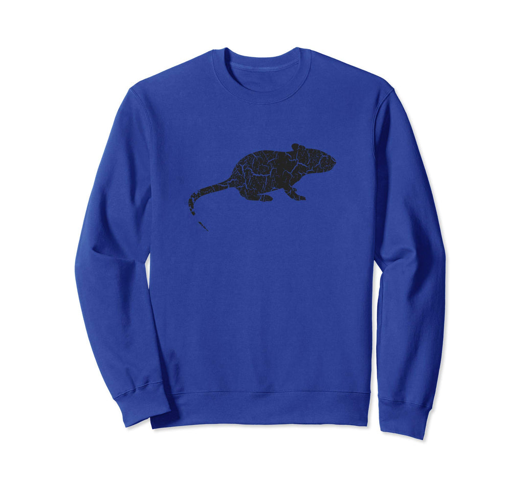 Gerbil Distressed Gerbil Sweatshirt - Minimalist Print Men Women - T-Shirt, Sweatshirt, Hoodie