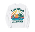 San Diego Beach California Vacation Sweatshirt - Aesthetic Graphic Unisex - T-Shirt, Sweatshirt, Hoodie