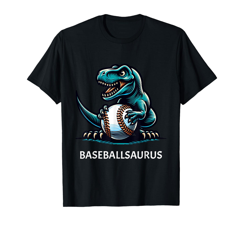 Funny Baseball Dinosaur T-Shirt - Custom Art Print for Adults - T-Shirt, Sweatshirt, Hoodie
