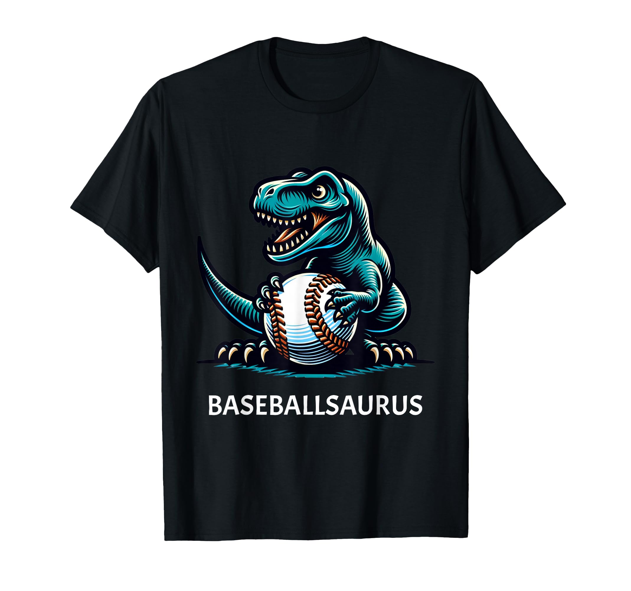 Funny Baseball Dinosaur T-Shirt - Custom Art Print for Adults - T-Shirt, Sweatshirt, Hoodie