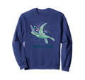 Sea Turtle Sanibel Island Sweatshirt - Minimalist Print for Adults - T-Shirt, Sweatshirt, Hoodie