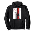 Funny Fathers Day Baseball Dad Flag Usa 4Th Hoodie - Unique Graphic Unisex - T-Shirt, Sweatshirt, Hoodie