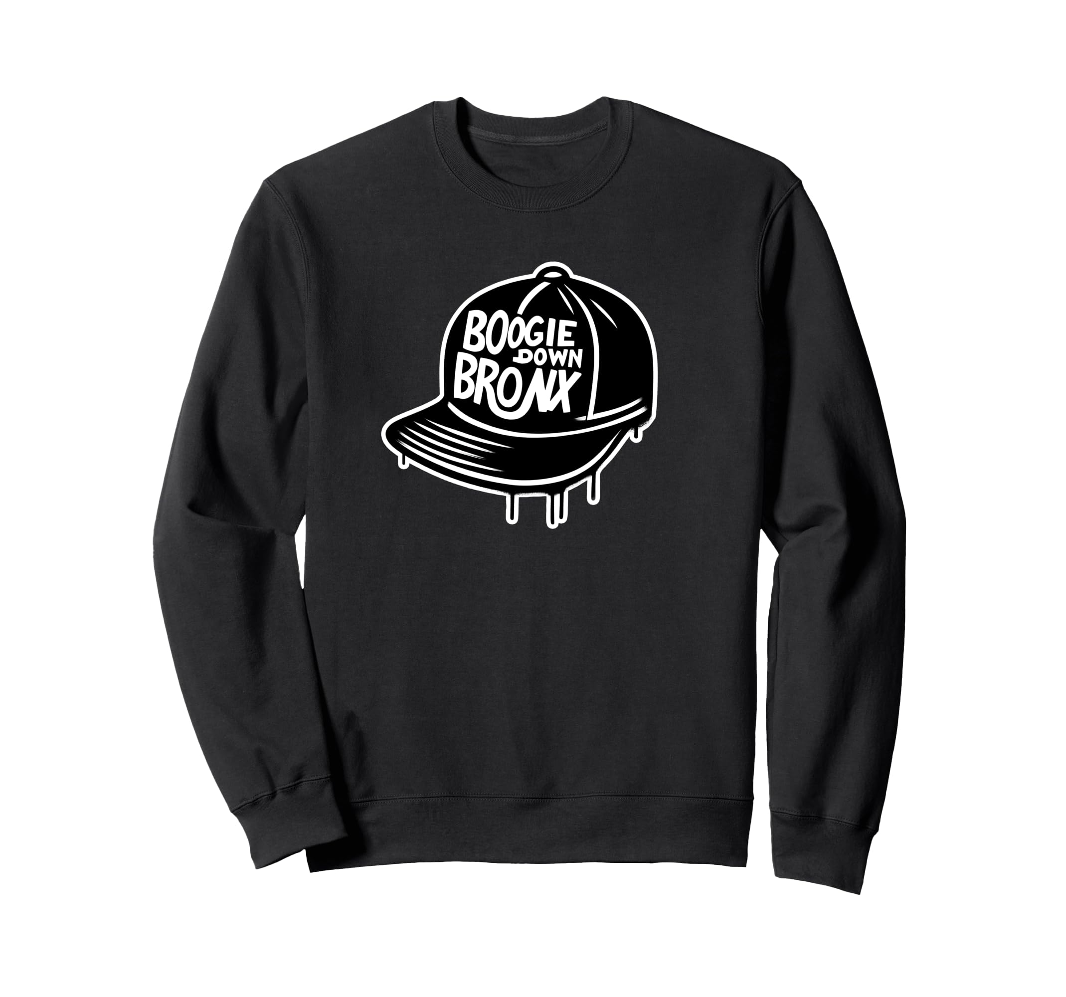 Boogie Down Bronx Ny Hip Hop Rap Sweatshirt - Fun Novelty Design Unisex - T-Shirt, Sweatshirt, Hoodie