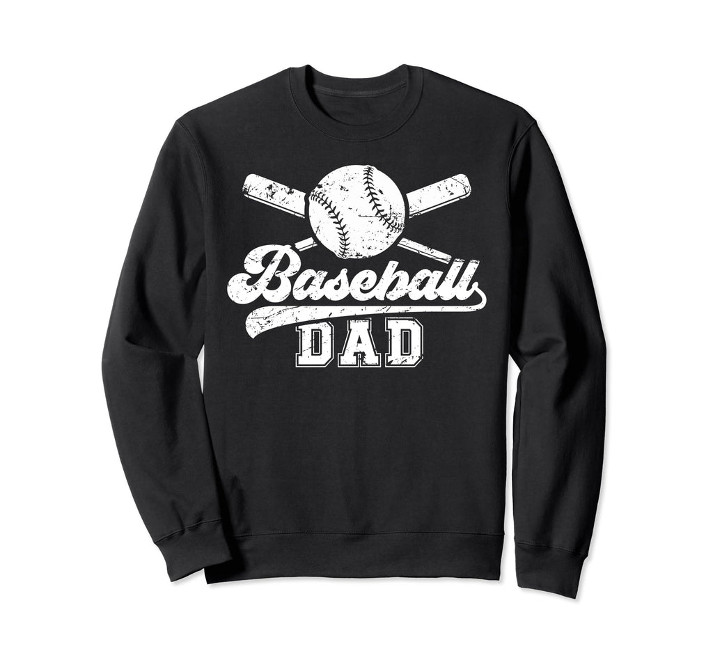 Baseball Dad Baseball Player Father Sweatshirt - Aesthetic Graphic Unisex - T-Shirt, Sweatshirt, Hoodie