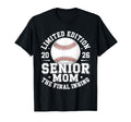 Baseball Senior Mom Final Inning 2026 T-Shirt - Graphic Print for Adults - T-Shirt, Sweatshirt, Hoodie