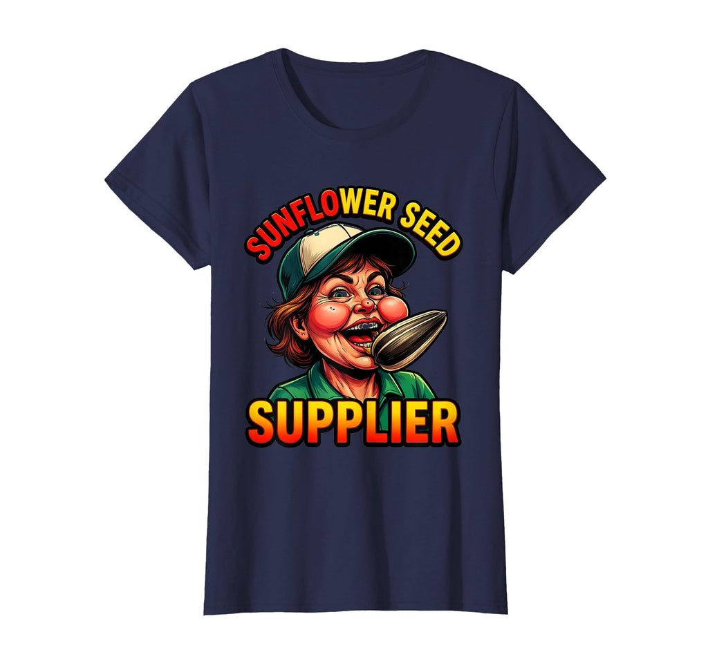 Sunflower Seed Supplier Mom Baseball T-Shirt - Trendy Graphic for Adults - T-Shirt, Sweatshirt, Hoodie