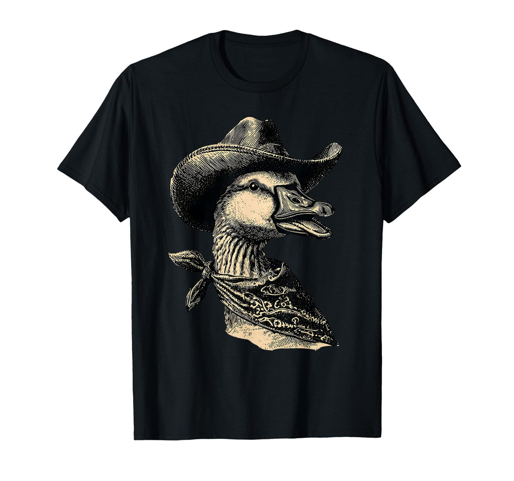 Goose Cowboy Rodeo Cowgirl Western Country T-Shirt - Novelty Apparel Unisex - T-Shirt, Sweatshirt, Hoodie