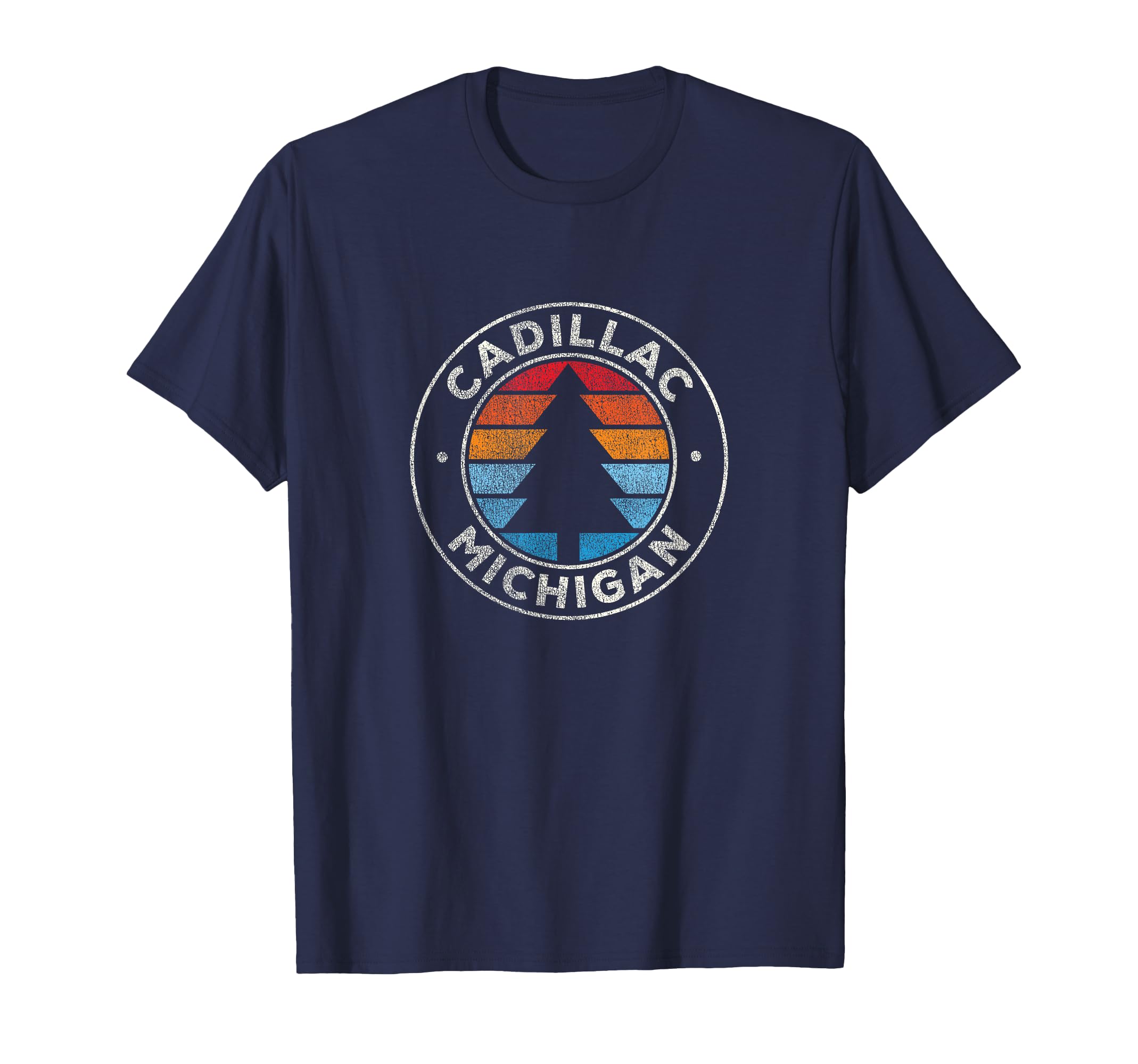 Cadillac Michigan Mi 70S T-Shirt - Custom Art Print Unisex - T-Shirt, Sweatshirt, Hoodie
