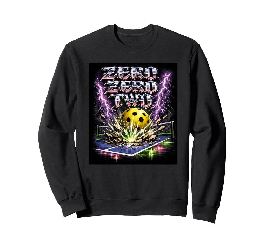 Pickleball Zero Zero Two 90S Bootleg Sweatshirt - Graphic Print Men Women - T-Shirt, Sweatshirt, Hoodie