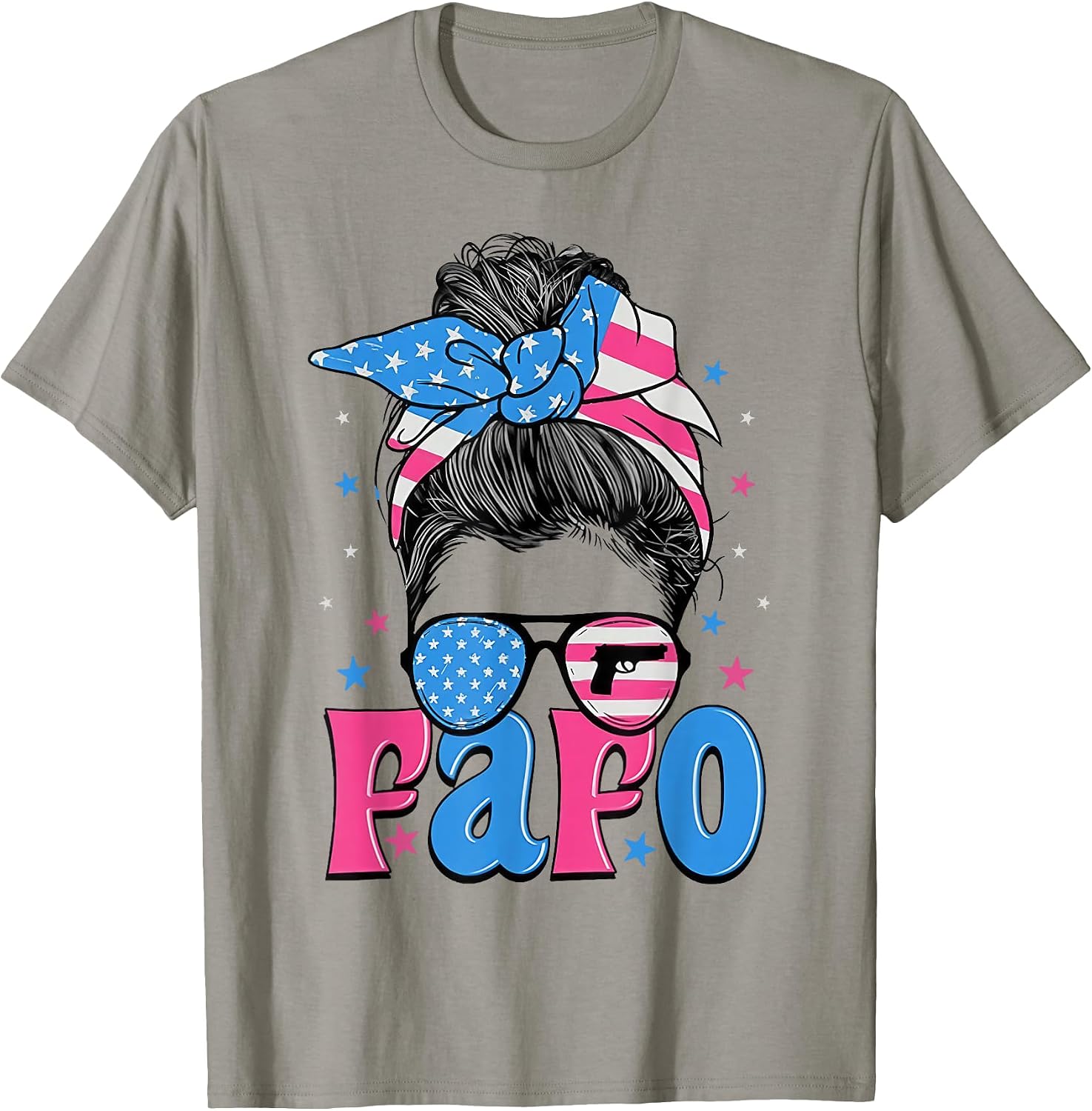 Fafo Messy Bun Merch Co. - Adult & Kids T-Shirts, Sweatshirts & Hoodies apparel design preview 1