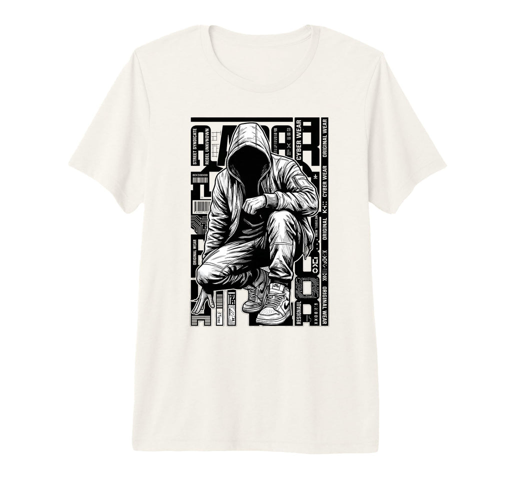 Hip Hop Cyber Street Rebel Shadow T-Shirt - Aesthetic Graphic Men Women - T-Shirt, Sweatshirt, Hoodie