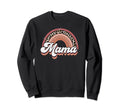 Mama Mom Boho Leopard Rainbow Gift Sweatshirt - Novelty Apparel for Adults - T-Shirt, Sweatshirt, Hoodie