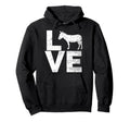 I Love Donkeys Donkey Distressed Hoodie - Streetwear Style Men Women - T-Shirt, Sweatshirt, Hoodie