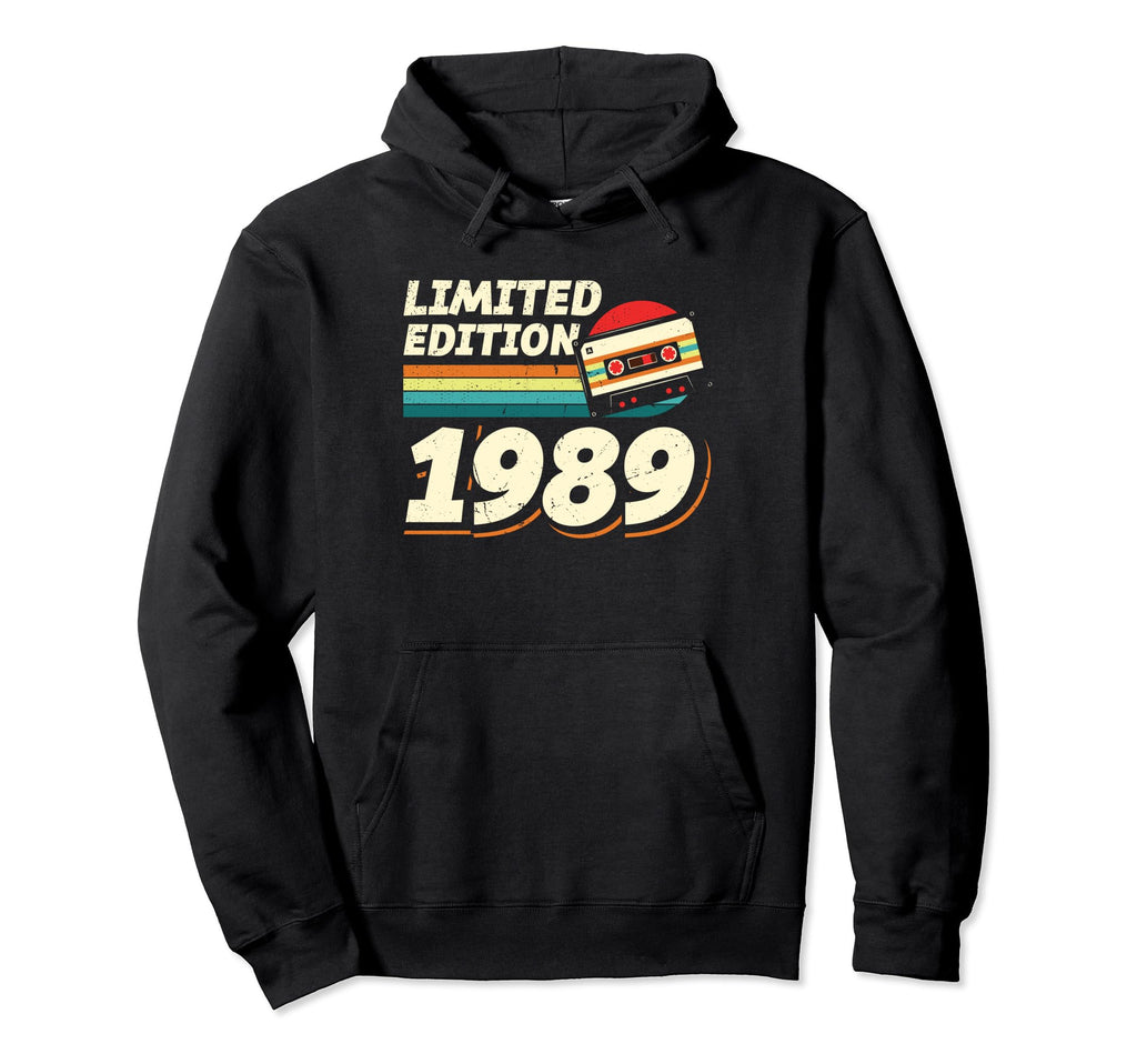 1989 Cassette Tape 35Th Birthday Hoodie - Graphic Print Men Women - T-Shirt, Sweatshirt, Hoodie
