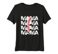 Womens Baseball Mama Mothers Day T-Shirt - Aesthetic Graphic for Adults - T-Shirt, Sweatshirt, Hoodie